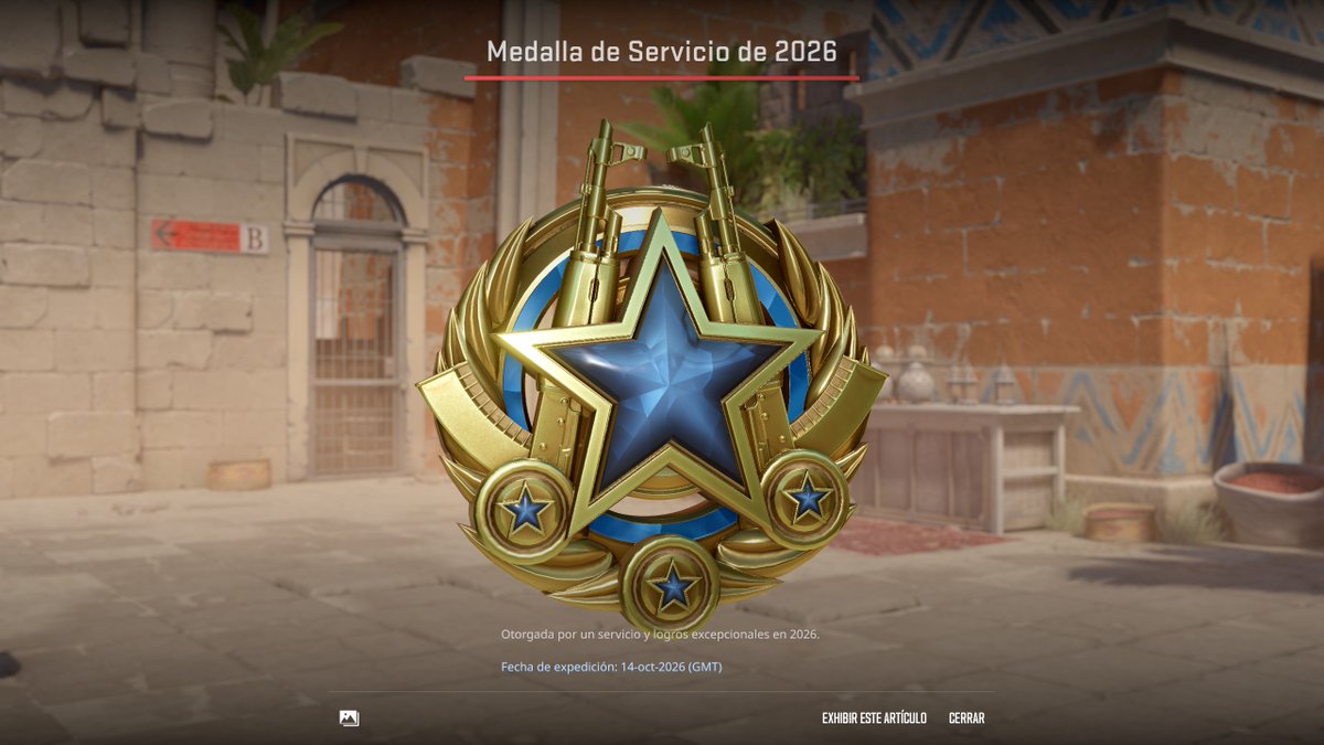 sendohCS's tweet photo. Medalla azul de este año ✅ https://t.co/UESPHhbDeI