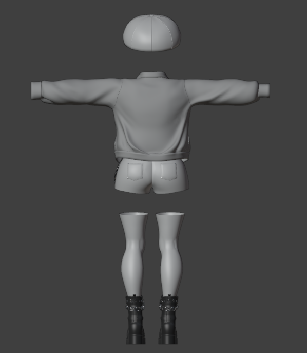 StudioH2__'s tweet photo. WIP
다음 booth에서 판매할 의상을 제작하고 있습니다.

次回BOOTHで販売予定の衣装を制作中です！✨

#VRChat #VRChat衣装 #BOOTH #3Dモデリング https://t.co/GVEJilq4ie