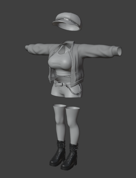 StudioH2__'s tweet photo. WIP
다음 booth에서 판매할 의상을 제작하고 있습니다.

次回BOOTHで販売予定の衣装を制作中です！✨

#VRChat #VRChat衣装 #BOOTH #3Dモデリング https://t.co/GVEJilq4ie