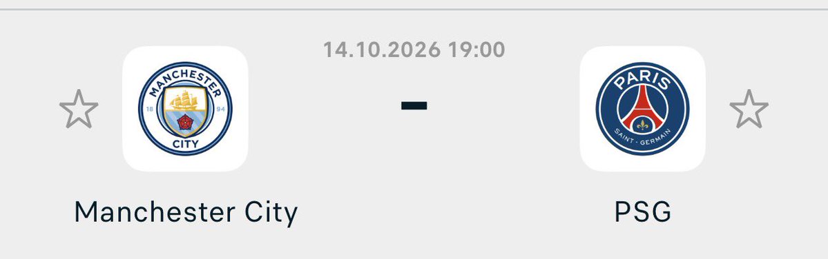 RyderPicks61's tweet photo. 🎁 RYDERPICKS61 FOOTBALL GIVEAWAY ���

🔵⚪ MANCHESTER CITY 🆚 🔵🔴 PSG

🏆 UEFA Champions League

⚽ My Prediction: Man City 2-2 PSG
🎯 Market: Both Teams to Score (BTTS — YES)

🔥 HOW TO ENTER:
1️⃣ Follow @Ryderpicks61
2️⃣ Repost this post
3️⃣ Comment your correct score below

👇 Complete all three steps to qualify for your chance to win! Make sure your comment includes your full-time score prediction.

🎁 Lucky winner(s) will be selected fairly!

⚠️ One prediction per person. No cheating, just football knowledge and a little luck! 🍀

#ManCityPSG #UCL #Ryderpicks61
