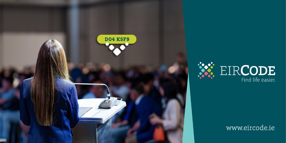 Eircode's tweet photo. Are you or your colleagues attending the CIPD Thrive Conference at the Aviva Stadium tommorrow? 💼📍 Use Eircode D04 K5F9 to help you find your way!

#Eircode #FindLifeEasier #Directions https://t.co/WDiZpJEtvx