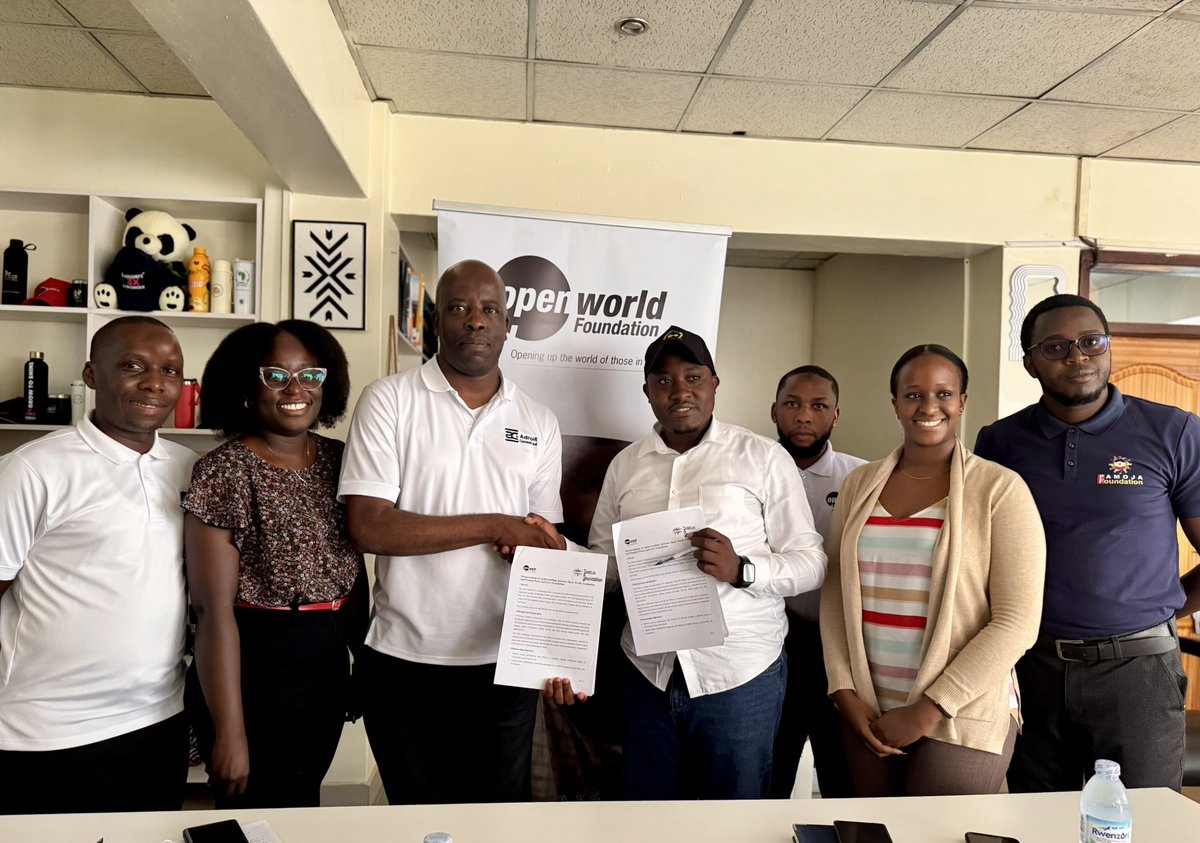 OpenWorldF's tweet photo. Partnering to turn opportunity into impact.

Open World Foundation and @PamojaU2024 have officially signed a Memorandum of Understanding to partner for greater impact on the lives of Young people.

#PamojaPeaceAndLoveFoundation
#OpenWorldFouundation https://t.co/EjSMETq94f