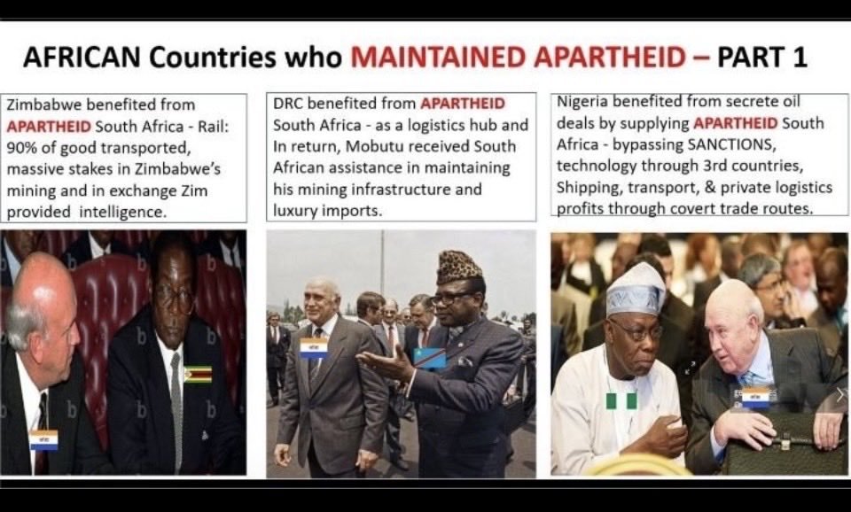 MoriMs8754's tweet photo. @OsamagbeOsemwe1 @joseph_kalimbwe @grok Nigeria "sacrificed" to maintain the apartheid government... if anything Naija delayed the liberation of the people of South Africa https://t.co/lOOOMsWbSZ