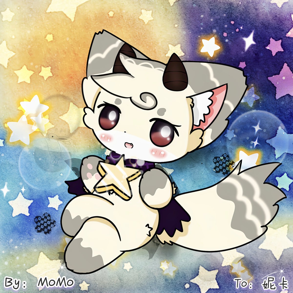 MoMo_Cherrycake's tweet photo. #furry  #furryartㅤㅤㅤ   👿⭐👻 https://t.co/zmwLeihBKR