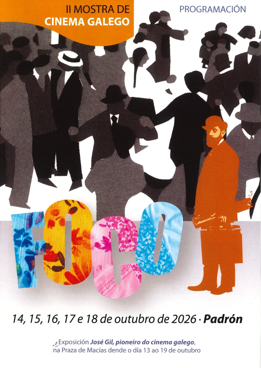 FundacionCela's tweet photo. ¡¡¡GENTE, VAMOS AL CINE!!! Aquí os dejamos el programa de la II Mostra de Cinema Galego para vuestra información. Por cierto, el domingo, 18 de octubre, se celebra en nuestra Fundación la nueva sección de este festival denominada "DaCasa", así que os esperamos a todos. https://t.co/Ft9EEv54Tf