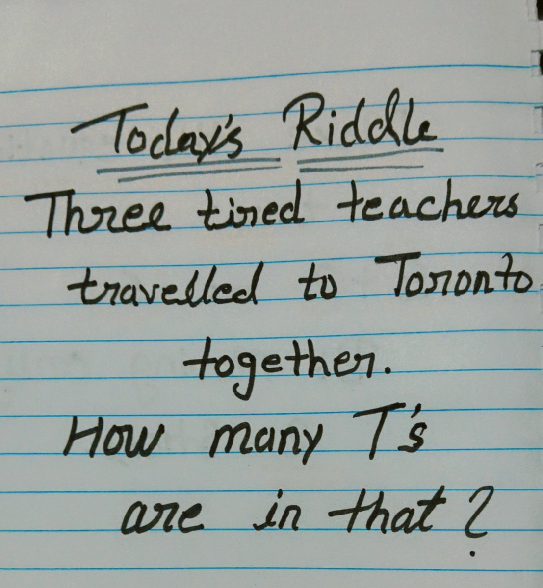 goo__gly9's tweet photo. Three tired teacher travelled totoront together... how many T's ? https://t.co/pfQF7JqqOr