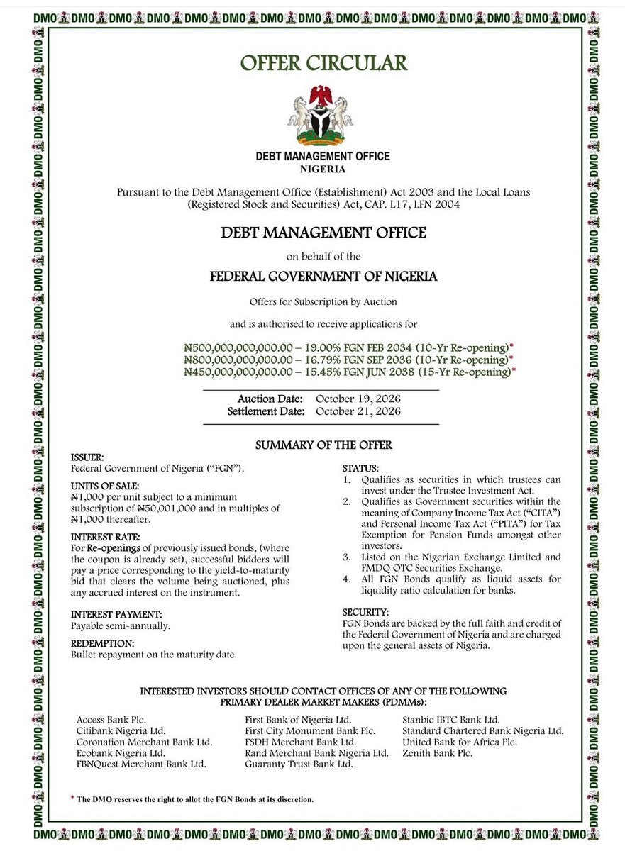 iyekefejiymg's tweet photo. Most Nigerians will insult you for investing ₦50m in a government bond that pays ₦9.5m yearly.

But they’ll clap for someone who buys a ₦50m Benz to impress people who cannot afford his fuel. 😭

At a 19% annual coupon rate:
₦50m could mean ₦9.5m interest yearly
₦100m could mean ₦19m interest yearly
₦200m could mean ₦38m interest yearly

The total interest you'd earn for 10years would be around N71.25m, N142.5m or N285m. Do this until 2034, collect your capital at maturity, subject to the bond terms.

Some people are busy asking how to upgrade their lifestyle.

Others are asking how to make their money finance that lifestyle.

Same country. Different money conversations.

But we prefer looking rich to becoming rich.

IFE❤️