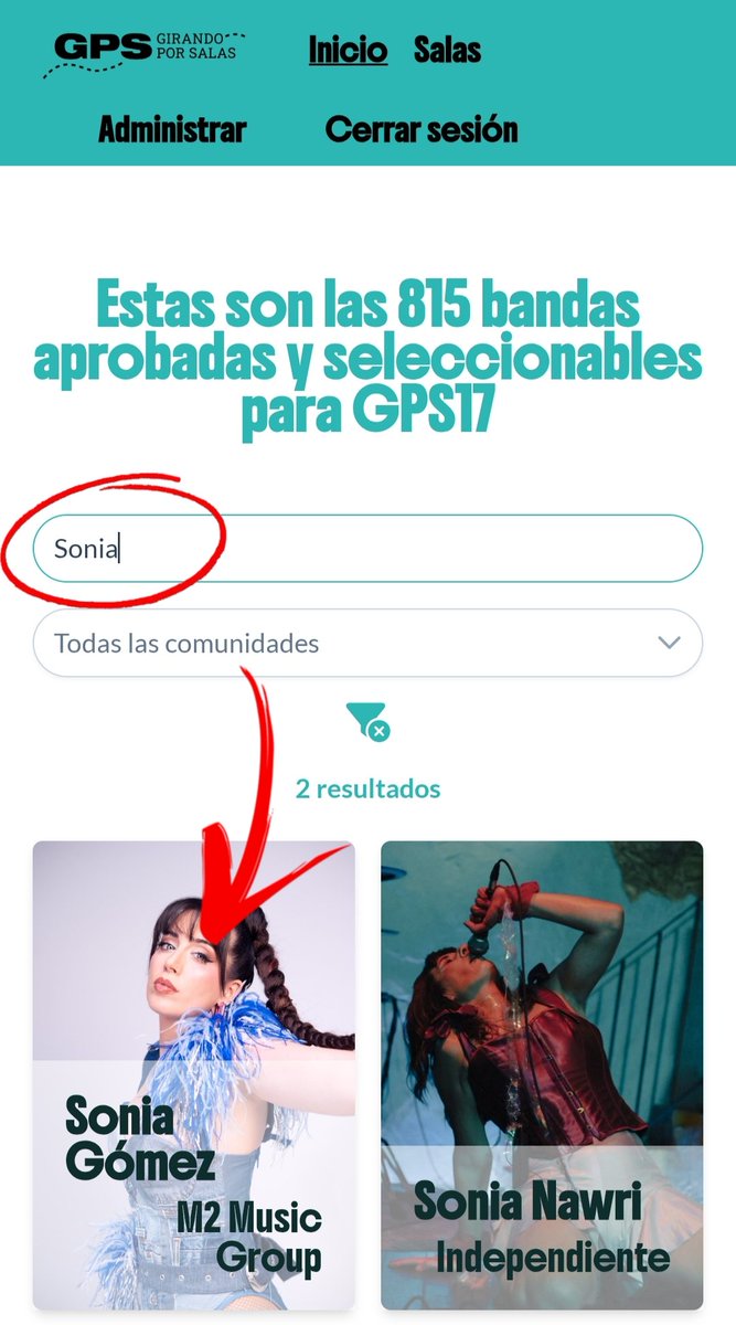 SoniaGNews's tweet photo. Un pequeño tutorial para votar a @ItsmeSoniaGomez en GPS https://t.co/Ti8x3HcPZp

1. Abre el enlace y dale a "Acceder" arriba.

2. Inicia sesión o crea una cuenta en "Registrate"

3. Si te envía a la página de inicio escribe Sonia en el buscador

4. Haz click en "Votar" y listo! https://t.co/WAjkGKlNW3