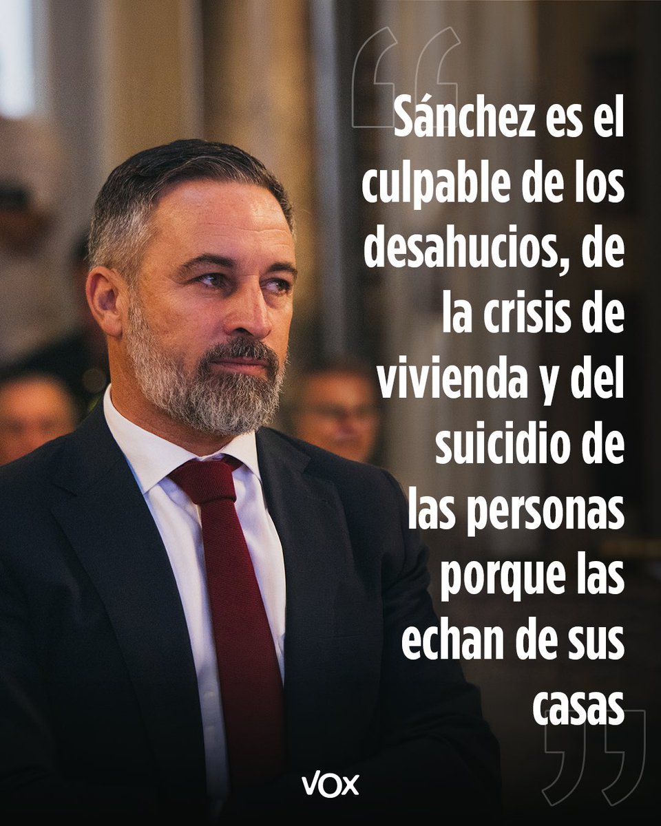 vox_es's tweet photo. Sánchez es el culpable. https://t.co/Zq5GSoUwb5