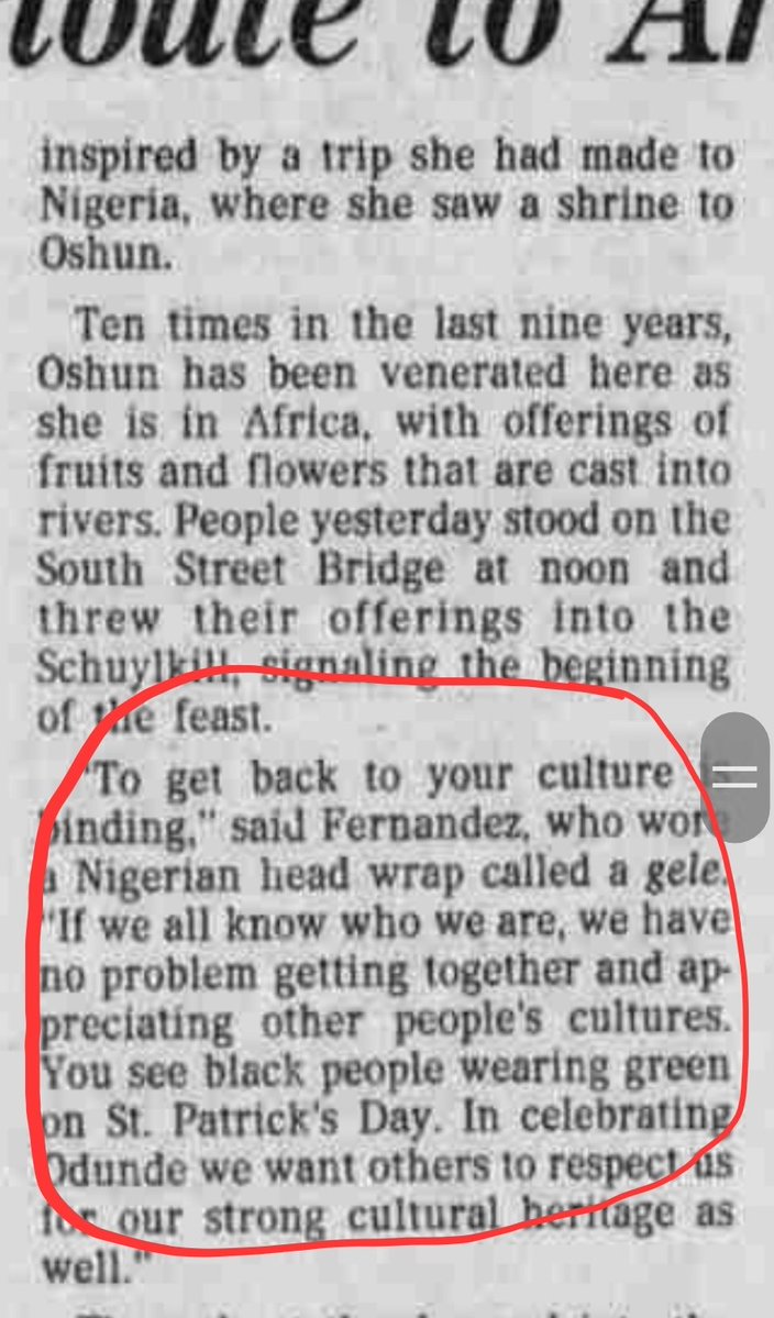 yorubalite's tweet photo. Thread Part 3:

Philadelphia Inquirer, Philadelphia. 11 June 1984. https://t.co/vqJTLuRVpQ