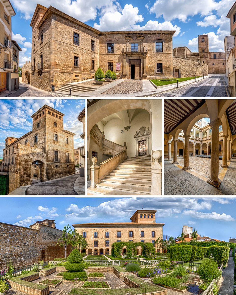 sorianitelaimag's tweet photo. Palacio de los Castejones en Ágreda (SORIA)-España: La elegancia del Renacimiento entre piedra y jardines.
Un palacio concebido para recibir a los grandes de su tiempo. Un rincón que revela el rostro más señorial y refinado de Ágreda.

Fotografía: Conrado Ángel https://t.co/ybtplHPmEi