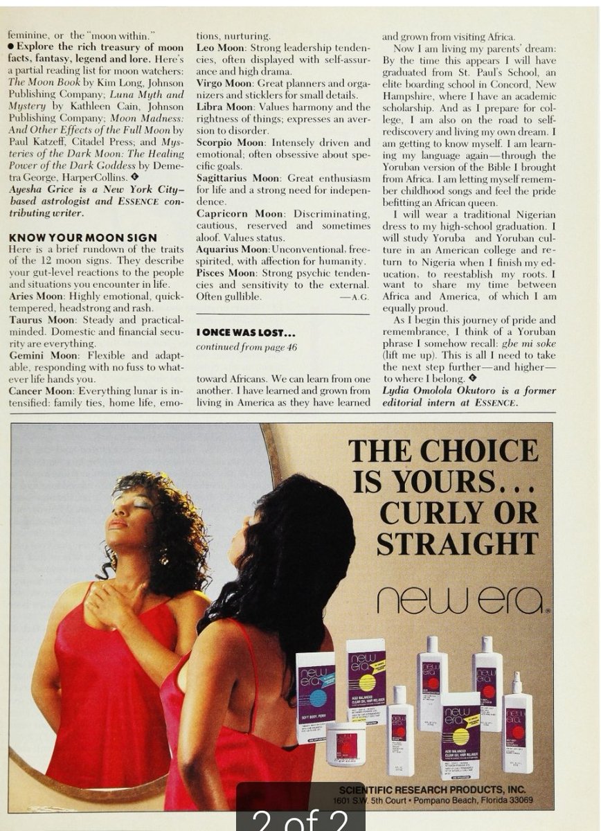 yorubalite's tweet photo. Essence magazine, New York, Vol. 24, Iss. 4,  Aug 1993. https://t.co/ZErBp7qX29