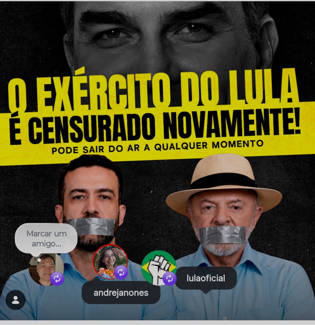 tetsuogyn's tweet photo. #NinguémCalaOExercitoDoLula https://t.co/cXIG18maQ8