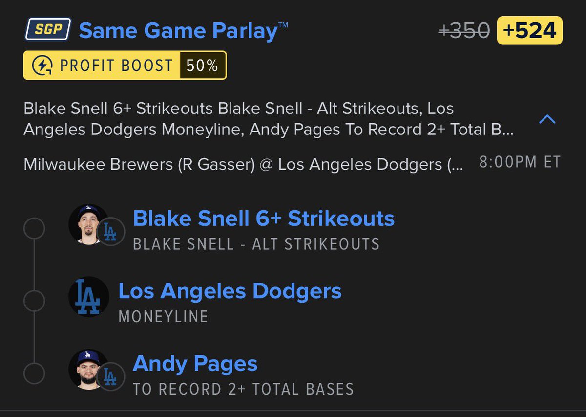 Bigbetsbrand123's tweet photo. MLB Playoffs Parlay

Good Luck If Tailing🍀 https://t.co/CdM1MKEBbW