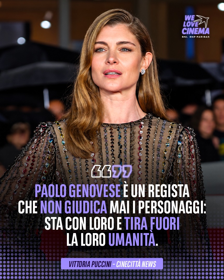 WeCinema's tweet photo. #Ilrumoredellecosenuove, di #PaoloGenovese, ha aperto ieri sera la Festa del Cinema di Roma 🎞️

Un’esplorazione intima che attraversa le stanze e i segreti di tre coppie, fermando l’obiettivo sul momento esatto in cui l'equilibrio di sempre si incrina per fare spazio a una nuova verità. 

Il cast, composto da Claudio Santamaria, Stefano Accorsi, Vittoria Puccini ed Emanuela Fanelli, ha parlato dell’esperienza sul set e del valore del film. 

#welovecinemait