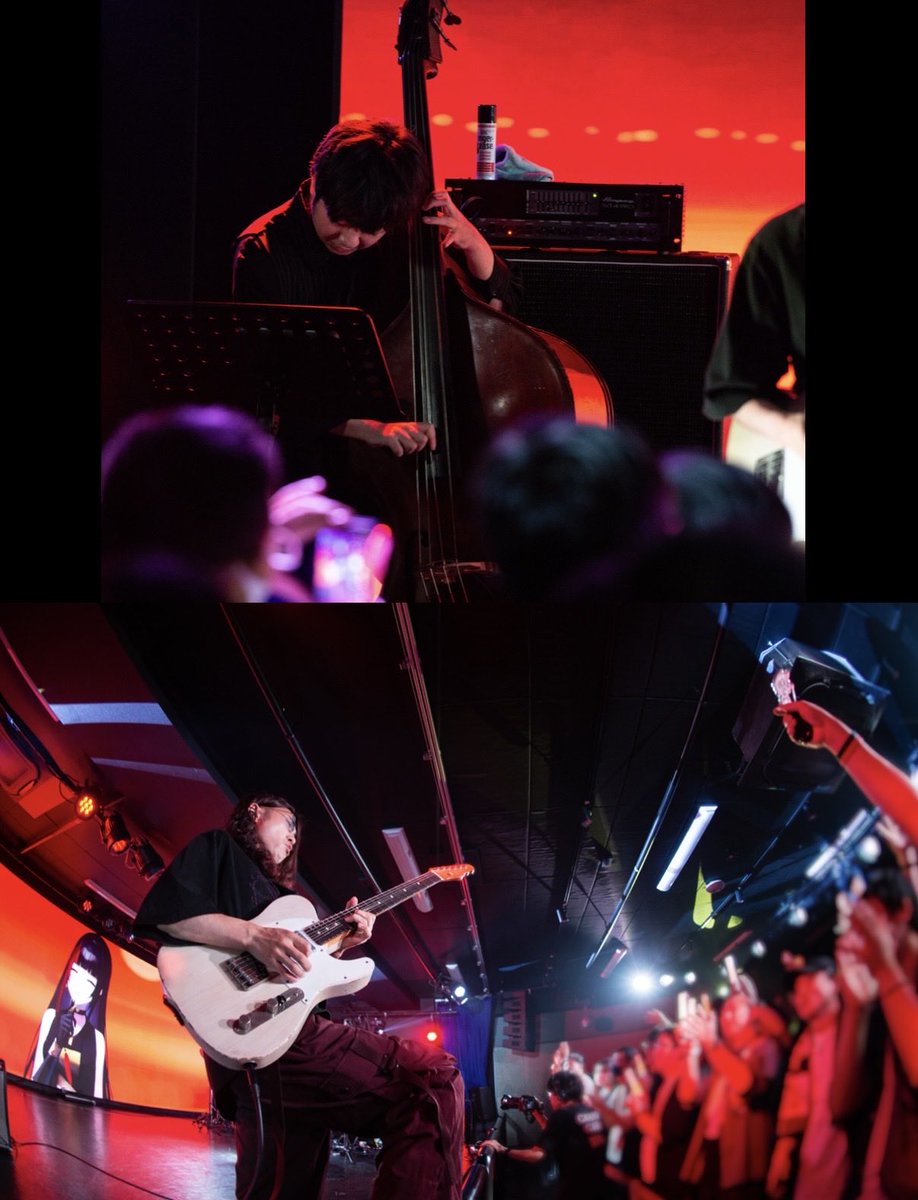 ok_ookami's tweet photo. #FLANICAFES 
Live photoが届きました (一部公開)
ニコニコヒバナさんのlivephoto、可愛いです🎇

今回はグッズデザインに加えライブ中のVJアセットや転換時のアートもやらせてもらいました。今回作った中でのお気に入りはシンガーの皆様のシルエットアイコン💐

••••
FLANICA member
Vo:百瀬ヒバナ@hibana_moyuru 
Key/Composer: 蒼井純人 @AoiSumito 
Gt:arie kay(Arii) @BELLPEPPERS_X 
Ba:JP @JP5jazz 
Dr: bataconga @Tbatabata 
Tb: takashina 
T.Sax: gumi
Tp: Tsubuan @tubuanman_54 
A.sax/director : okamiki kalk