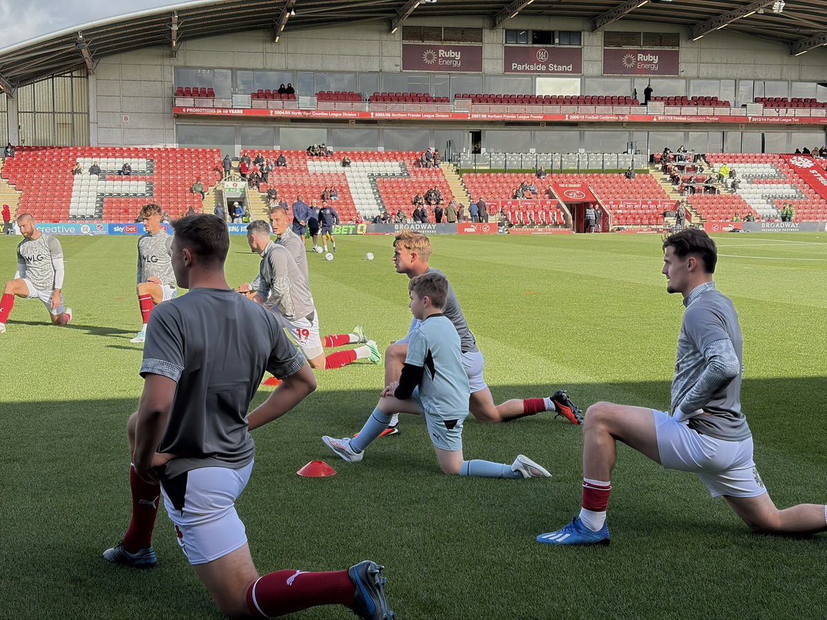FTFCCommunity's tweet photo. Matchday Mascots! ❤️⚽

On Saturday, we welcomed our matchday mascots, Jacob, Emerson and Sullivan, to Highbury! 🙌

They spent the day meeting our players, management and coaching staff, and we hope it was a day they'll never forget. 🌟

Thank you to everyone who helped make it so special! 

@ftfc | #fleetwoodtowncommunitytrust | #MatchdayMascots | #MatchdayMagic | #fleetwoodtownfc