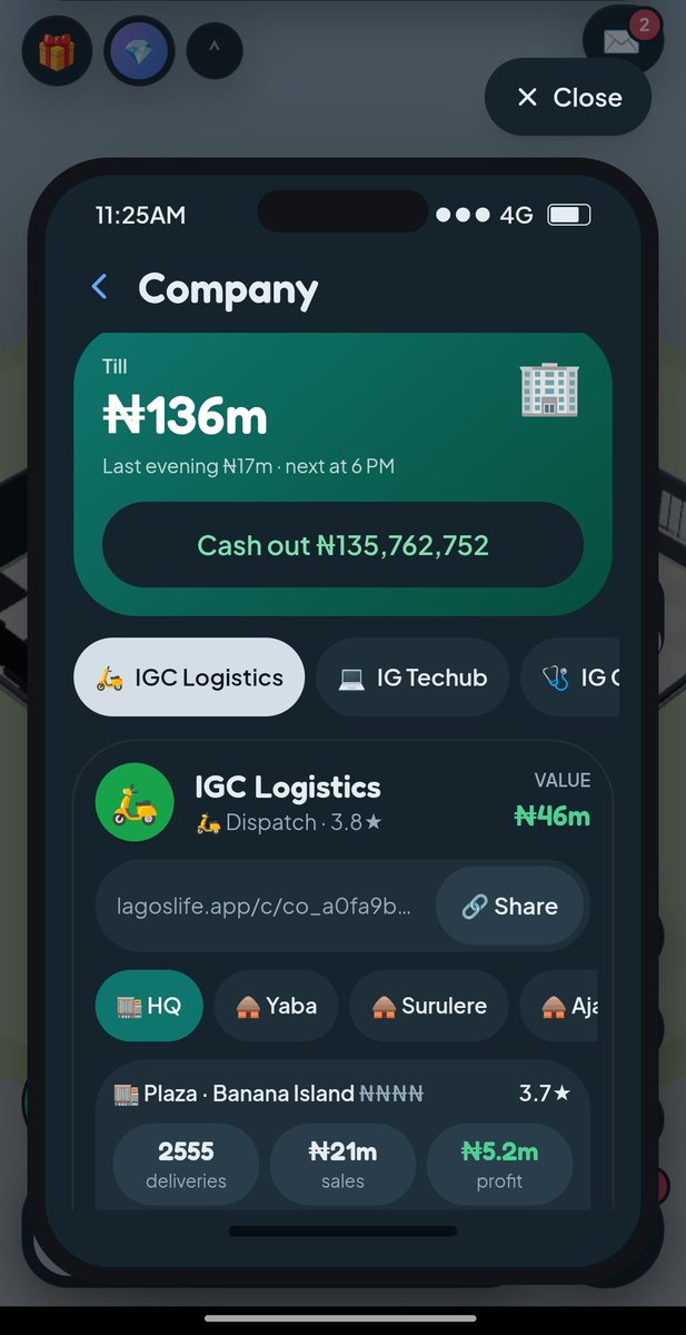 IGclever's tweet photo. How much has Ur company generated for you? 

#Lagoslife https://t.co/QnYHKlJXGh