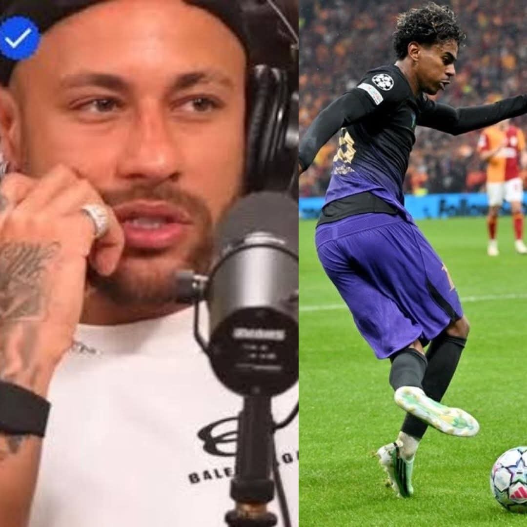 Mosharof221's tweet photo. 🚨🇧🇷 Neymar Jr.:

🗣️ “After watching Lamine Yamal’s skill and dribbling for Anthony Gordon’s goal, I can say that football is truly alive again!

🗣️ This kid keeps inspiring the younger generation to play football with flair instead of relying on robotic tactics. Pure football! 🤩🇪🇸