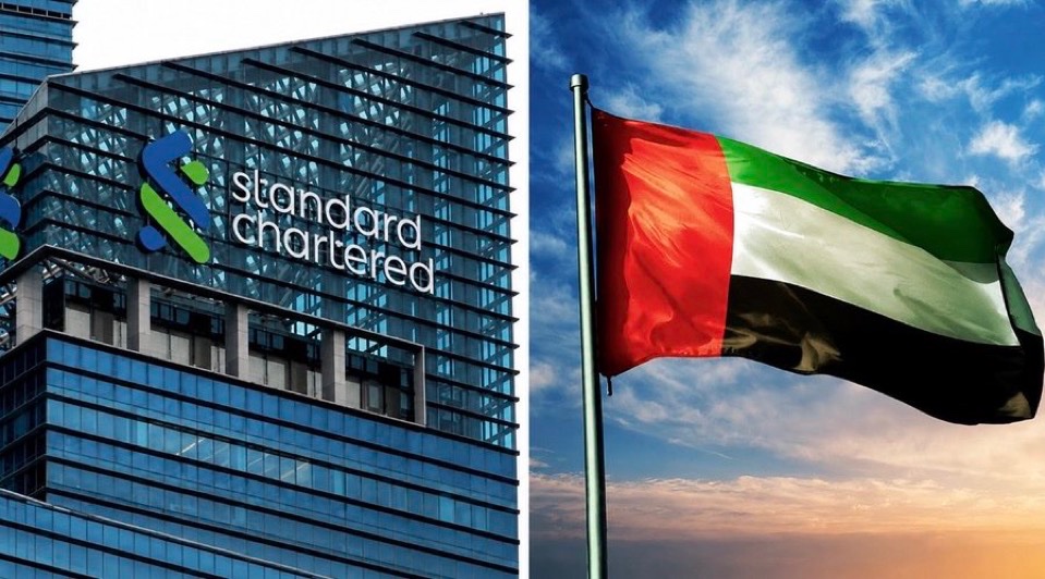 cryptorover's tweet photo. BREAKING: 🇦🇪 $1 trillion banking giant Standard Chartered launches direct Bitcoin &amp; Ethereum trading through bank accounts for wealthy clients in the UAE.

Banks ALL-IN on crypto! 🚀 https://t.co/iNcwq0J7o3