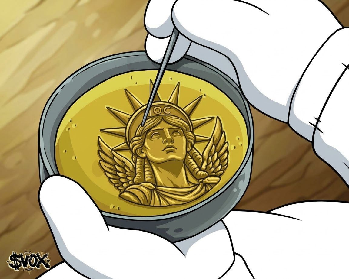 BreadnButterguy's tweet photo. You have more time, working on my bags. We keep a heads up for new comers dev allocation is locked your buy ins are fucking safe AF! 
$VOX JC Rivera Art 🍿🪙♻️
Calling out $Bchamp $SPC https://t.co/ejoRiX8QHI