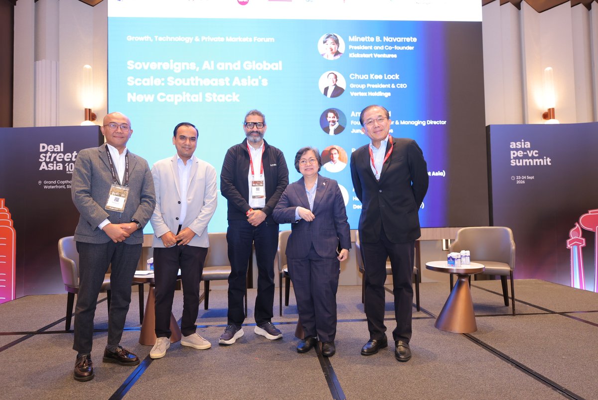 Kickstartph's tweet photo. At the Asia PE/VC Summit 2026, Minette Navarrete shared how corporate venture capital can help Southeast Asia’s startups move from early traction to growth.

Learn more about Kickstart’s approach to investing and working with startups at https://t.co/vpsSOBSgI3. https://t.co/2K1ayAiKtP