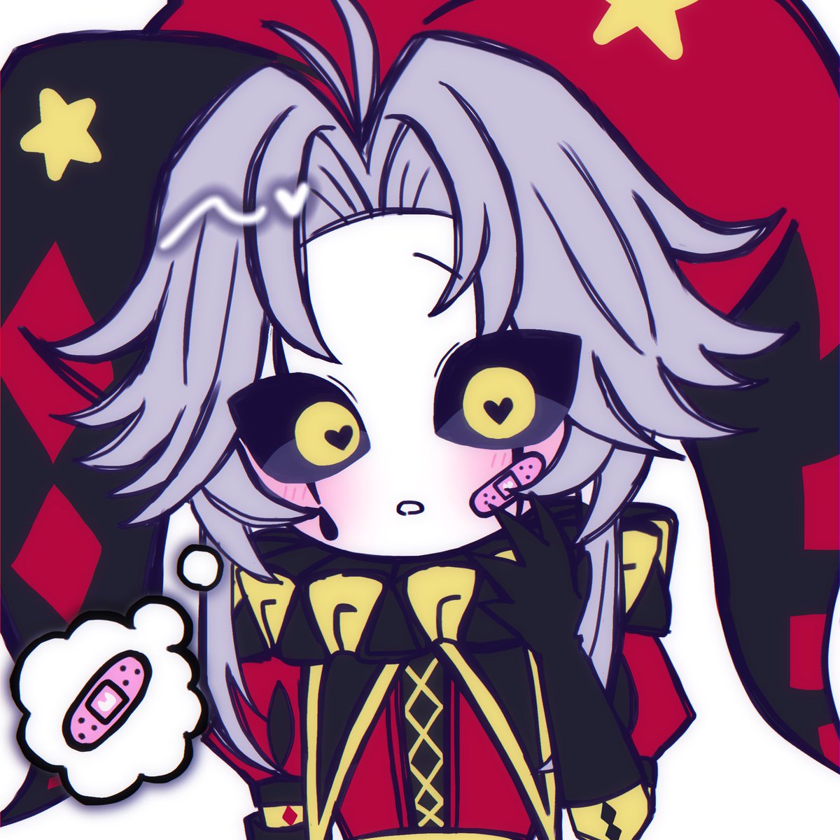 __rawegg__'s tweet photo. ⭐️🩹💕
#thefreakcircus #pierrot #tfc https://t.co/qm0e8RtEKZ