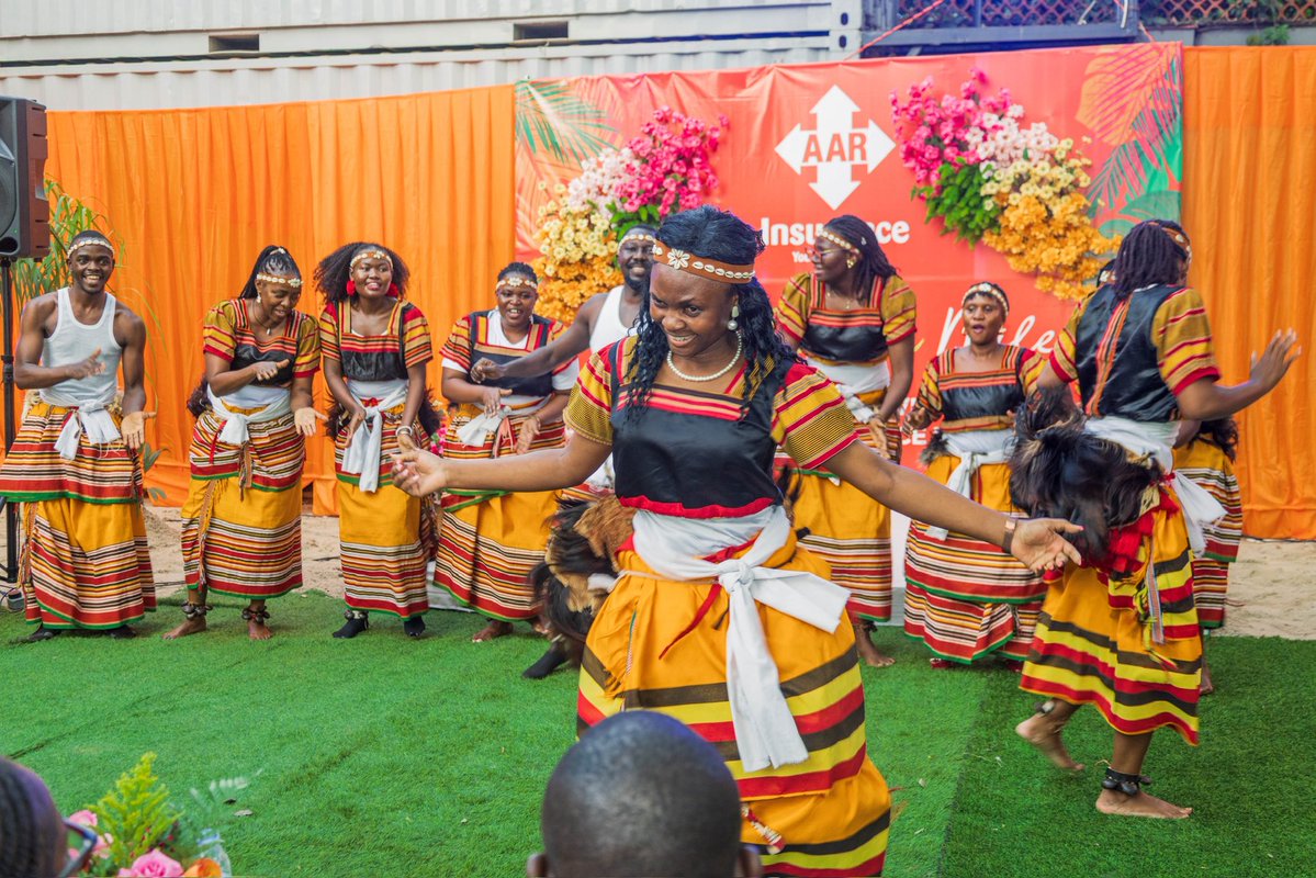AARInsuranceU's tweet photo. Customer Service Week Party Recap – Part Two

Our #CustomerServiceWeek2026 climax saw staff from different departments team up for exciting cultural dance performances to celebrate culture, teamwork and our core values.

Reliable – Maganda Dance
Excellence – Acholi Lakalaka Dance
Innovative – Bagisu Mwaga, Kadodi Dance
Strategic – Lakalaka Dance - Different Version 

#TheExtraMile