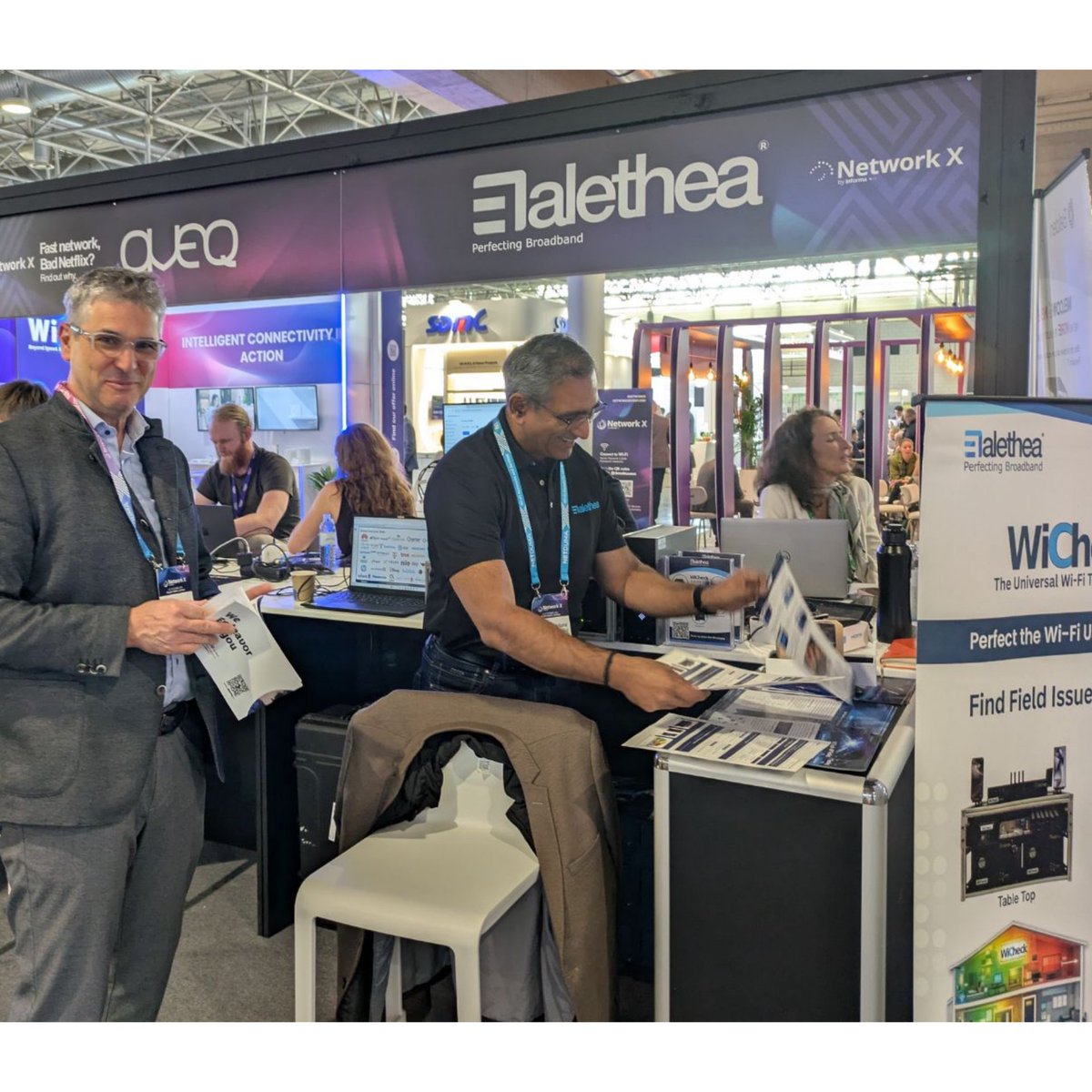 AletheaComm's tweet photo. Day 1 at #NetworkX2026! ๐ฆ๐น
Meet @AletheaComm in Vienna to explore how #WiCheck helps uncover hidden #WiFi7 performance issues through controlled stress testing and repeatable validation.
๐ Pod 4, VIECON
Know more: https://t.co/N5Cb9NxKky
#WiFiTesting #MLO #AletheaTech https://t.co/0gdcoHNnBo