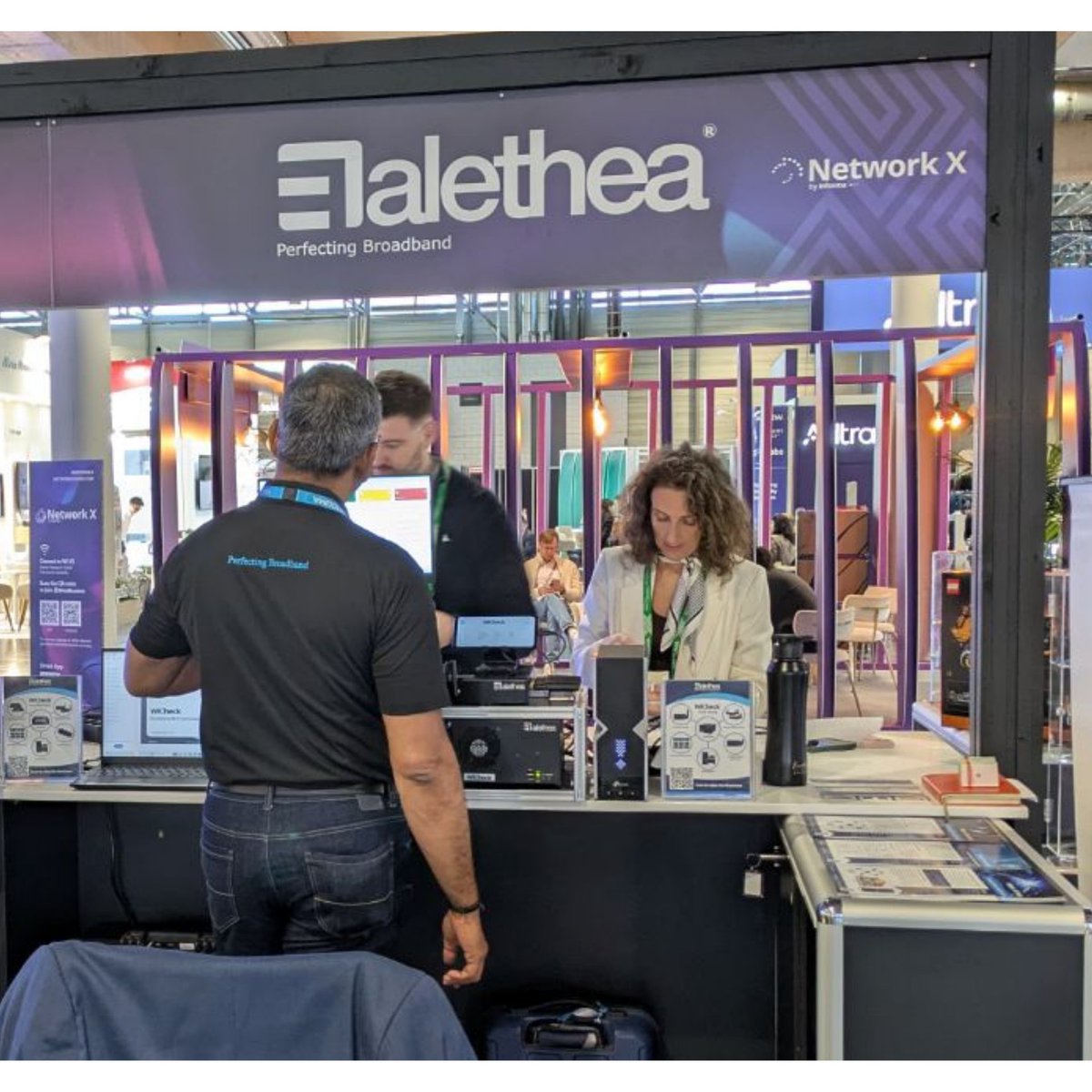 AletheaComm's tweet photo. Day 1 at #NetworkX2026! ๐ฆ๐น
Meet @AletheaComm in Vienna to explore how #WiCheck helps uncover hidden #WiFi7 performance issues through controlled stress testing and repeatable validation.
๐ Pod 4, VIECON
Know more: https://t.co/N5Cb9NxKky
#WiFiTesting #MLO #AletheaTech https://t.co/0gdcoHNnBo