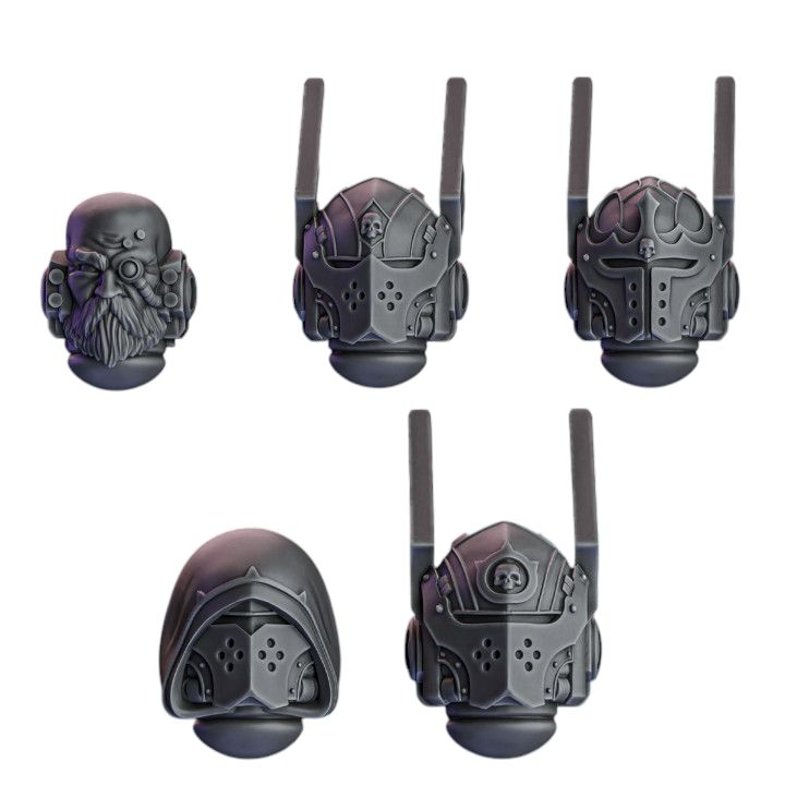 TabletopXtra's tweet photo. Knight Heads & Helmets Pactum Aeternum by DakkaDakka. Ten resin conversion heads per pack, five designs to break up squad uniformity.
https://t.co/Ps1vDIYkEW
#tabletopxtra #scifi https://t.co/BicgYaIxSi