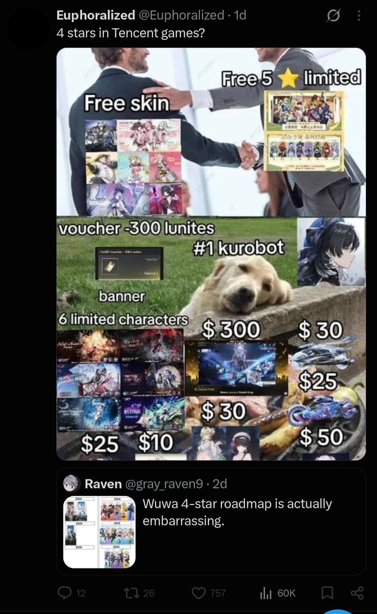 victimverse's tweet photo. Hoyo fans and their habit of comparing one game to 4-5 games from hoyo just to compete 

0 days https://t.co/AJYu7YTE7R