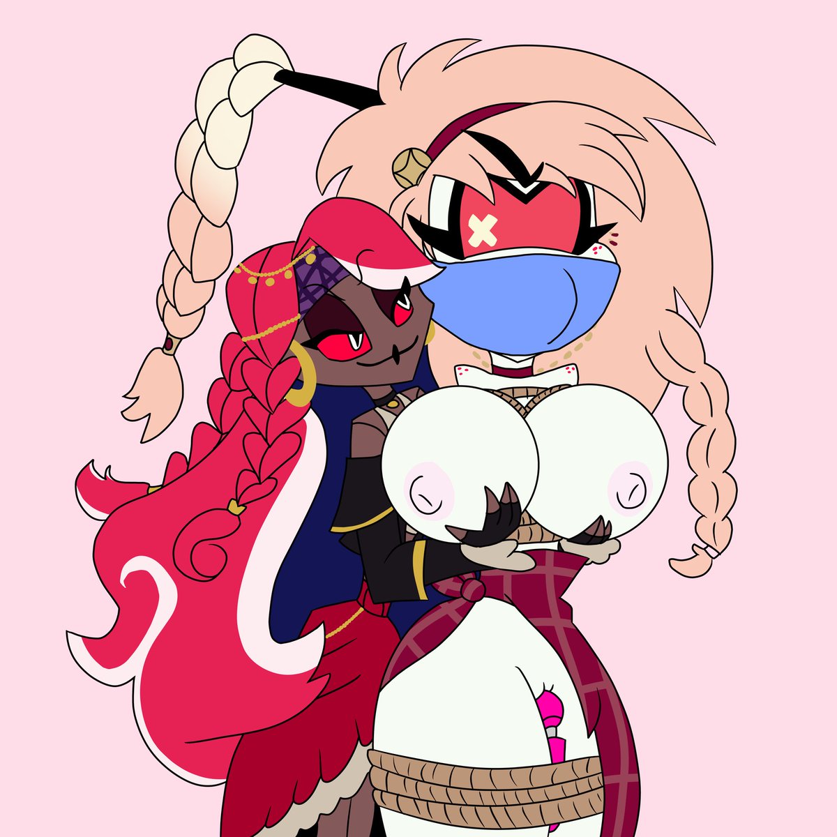 hottiedart's tweet photo. There’s new pirate merch for Hazbin Hotel
I can’t help myself 😂
Also Velvette is here too
#bondage #hazbinhotelpirate #CherriBomb #HazbinhHotelVelvette #HazbinHotel https://t.co/aXSWiTxZzP