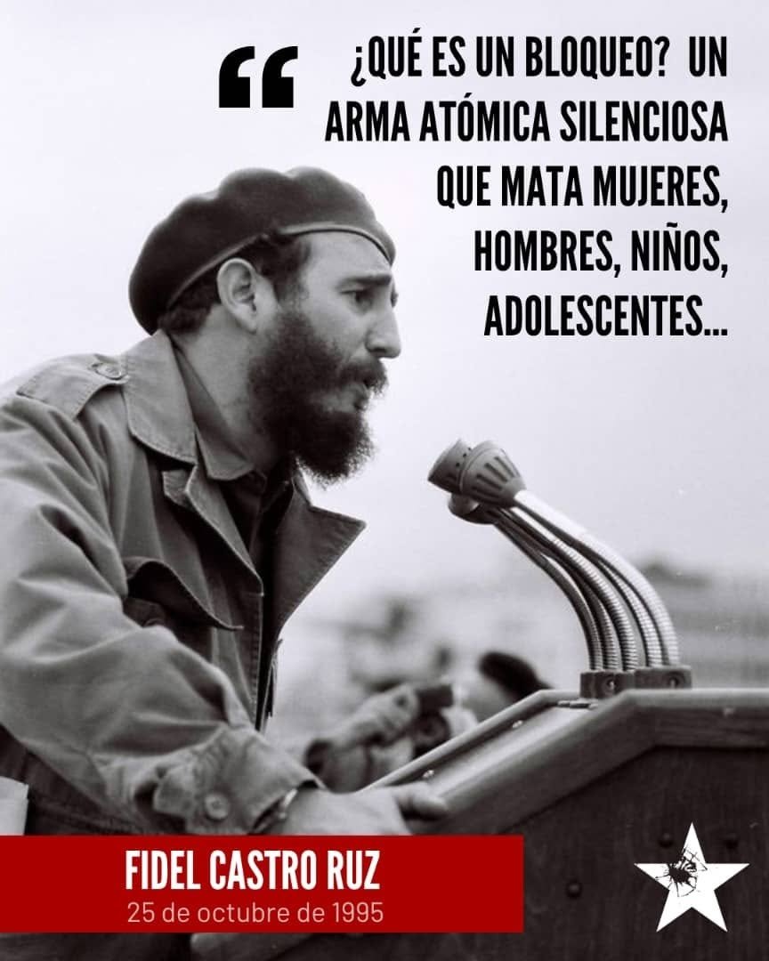 Guerrerotony161's tweet photo. #FidelViveEntreNosotros 

#CubaNoEsUnaAmenazaElBloqueoSî https://t.co/bf6jxXVUp4