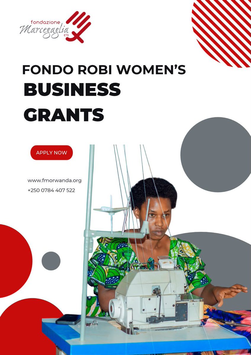 RGisanintwari's tweet photo. 🚨🚨Repost this Opportunity, Wabona mubagukurikira harimo uwo byagirira umumaro🚨🚨

Umuryango Fondazione Marcegaglia ETS uyoborwa na @DesosRw , binyuze muri gahunga ya Fondo Robi ifasha imishinga  y'Abagore mu kwiteza i mbere.....!

📍Hari Grants zigera kuri 10M
📍 Link wanyuzaho ubusabe bwawe: https://t.co/upeNjZg15q

UZAVUGE NGO AMAHIRWE NTIMUYAMENYESHWA🤌🤌🤌