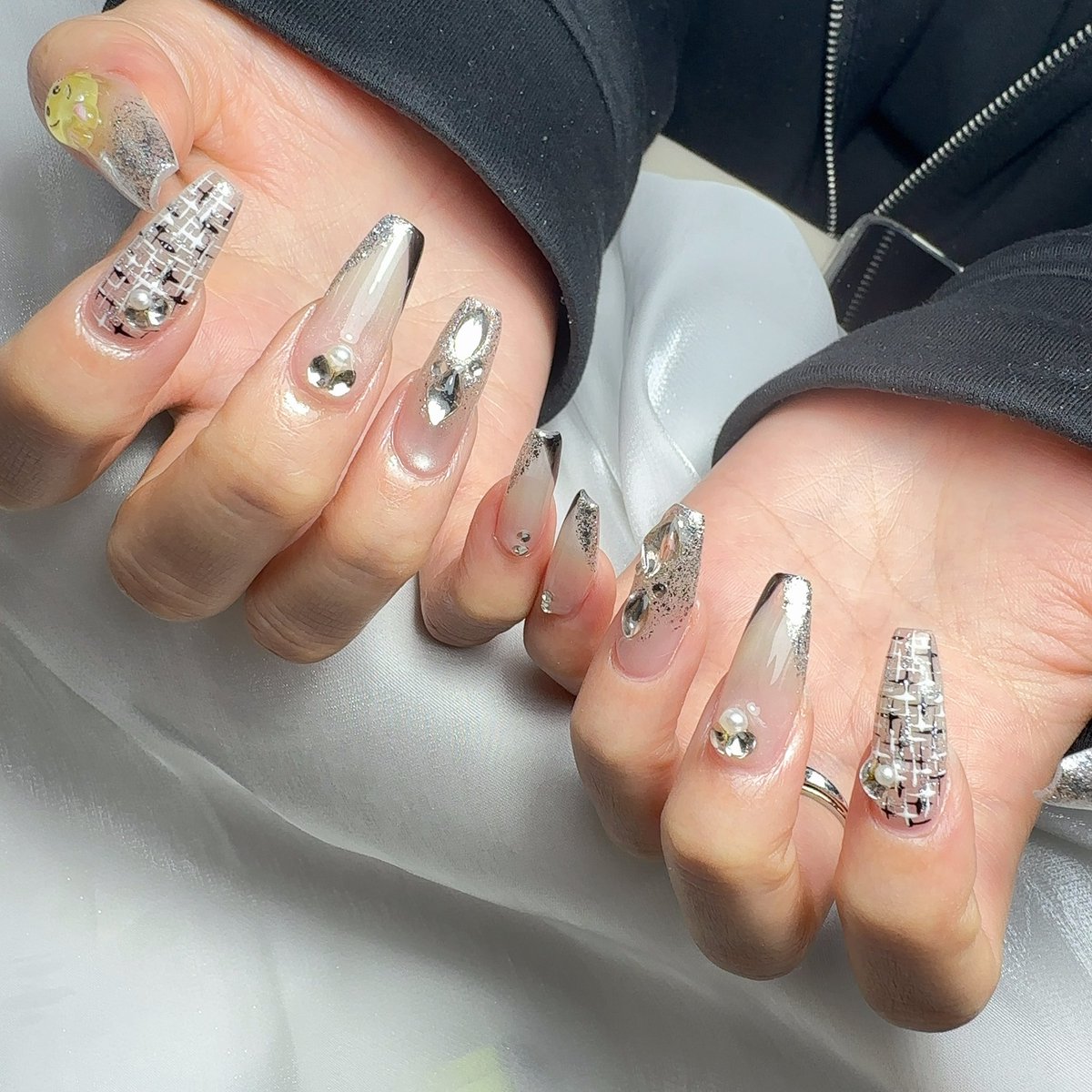 HNT8386's tweet photo. ネイル流石に新しくした💅🏻✨️
激カワ🫶 https://t.co/nCkkBN7fpY