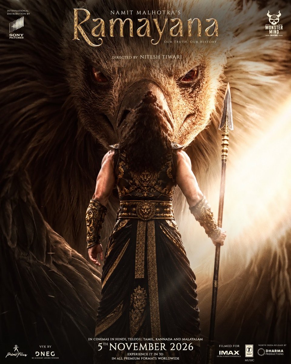 sri50's tweet photo. Big Deal - #Ramayana Kerala Theatrical Distribution Rights Snapped by #AVAnoop for a whopping amount who will distribute it via E4! https://t.co/EonytsHuzl