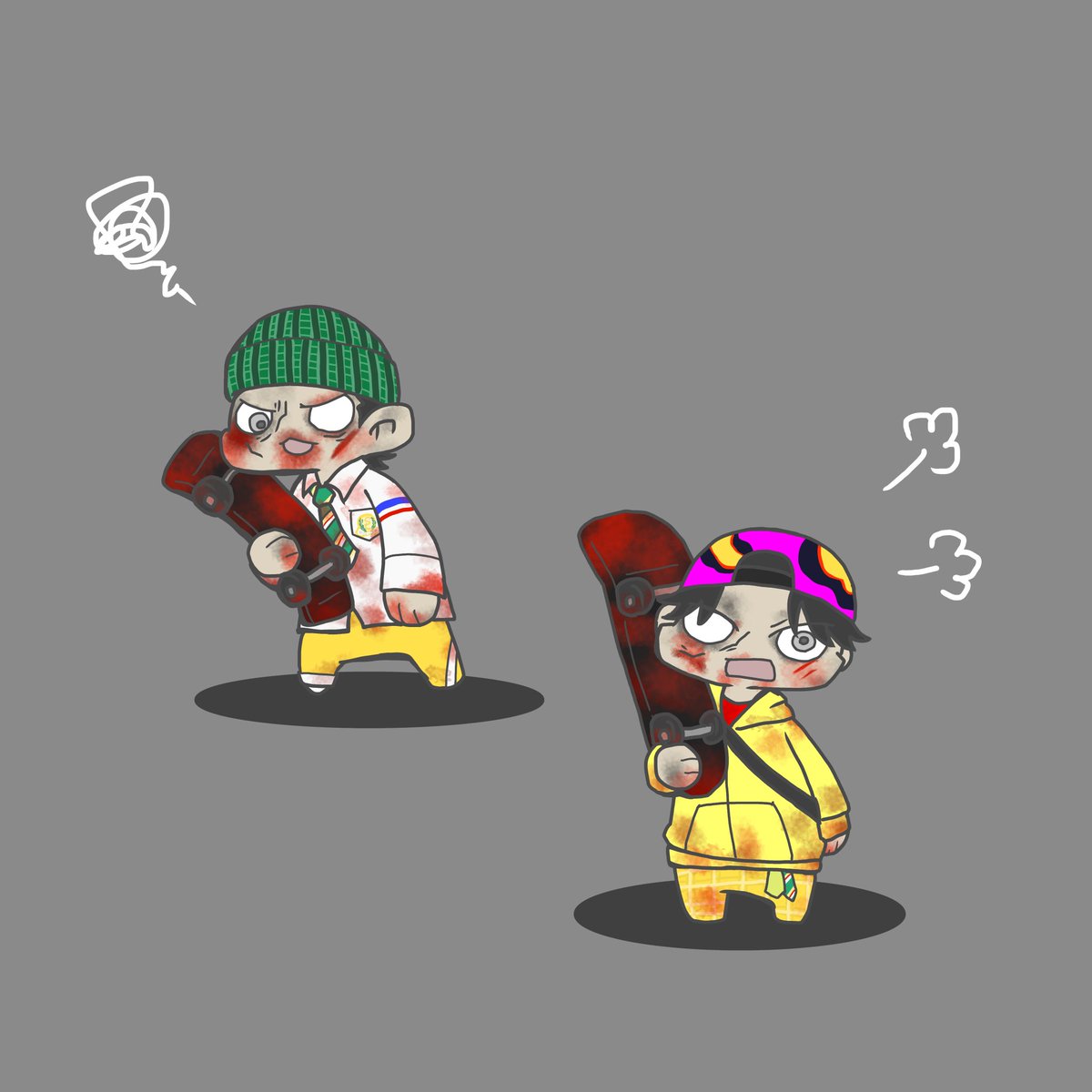 leon_zombie29's tweet photo. 🛹🛹🛹
#ホラナイファンアート https://t.co/4vO8bWEmQW
