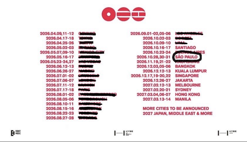 byjimocean's tweet photo. ATENÇÃO RESTAM APENAS 4 SHOWS ATÉ O SHOW DO BTS NO BRASIL https://t.co/RRCJBm6tuB