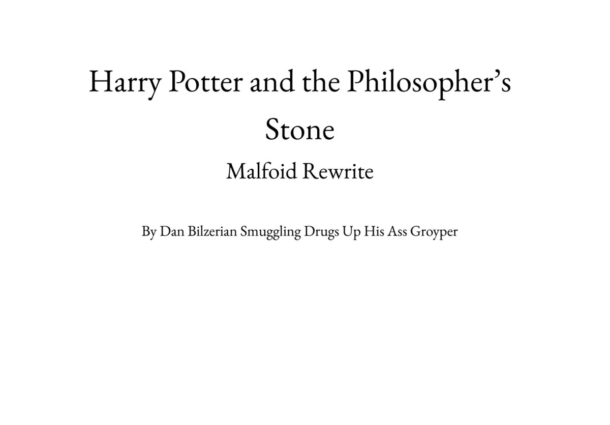 ZeroWhiteUltra's tweet photo. Yes, Dan Bilzerian Smuggling Drugs Up His Ass Groyper, I will read your Malfoid rewrite of Harry Potter and the Philosopher's Stone https://t.co/XdrpX4FDFS