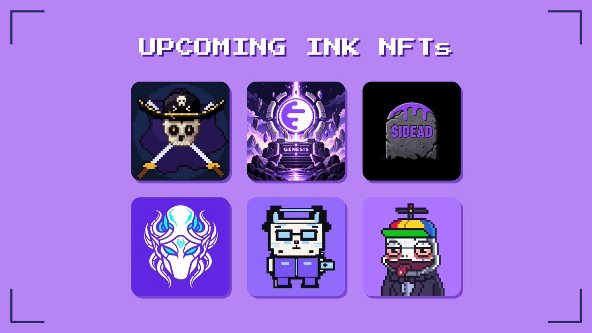 CloudquestASIA's tweet photo. Hype @inkonchain NFT projects to keep on your radar.

@inkpirates
@inkdeadhq
@INKSIGIL
@SpacInk1
@boinkverse
@InkBubbleCats

Some of them are already opening their Whitelist. Don’t sleep on these. https://t.co/KJNfPQ4GIL