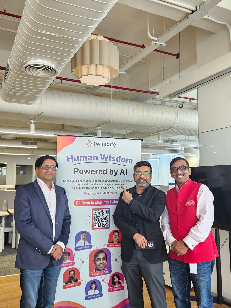 twincafe_com's tweet photo. As Digital Twins grow, trust, security and responsibility remain central to how we build. Amit joining us strengthens our commitment to keeping these principles at the forefront.

Meet Amit Dubey’s Digital Twin: https://t.co/1VIQ0mqgob

#TwinCafe #AmitDubey #DigitalTwins #Cybersecurity #CyberAwareness #AccessibleExpertise #AI