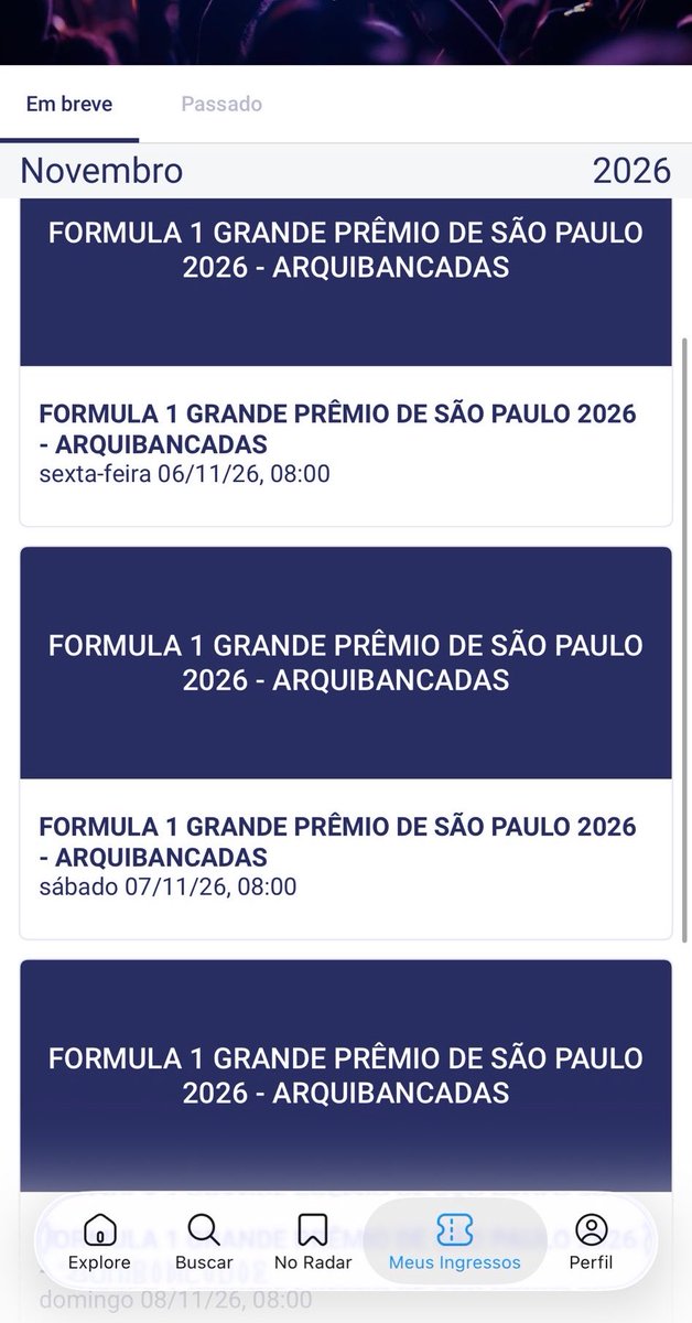 Geoohv's tweet photo. 🚨VENDO Ingresso Fórmula 1
-INTEIRA PARA OS 3 DIAS - Setor M

 São Paulo, SP, vendo, GP 2026, ingresso, interlagos https://t.co/t1tOellbE4