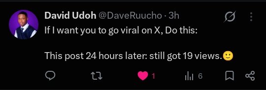 DaveRuucho's tweet photo. I have to celebrate this 6 views. The views did try to increase but it couldn't. I feel so bad for him🥹

Anyway, I hope it does better https://t.co/Txz8InbkBg