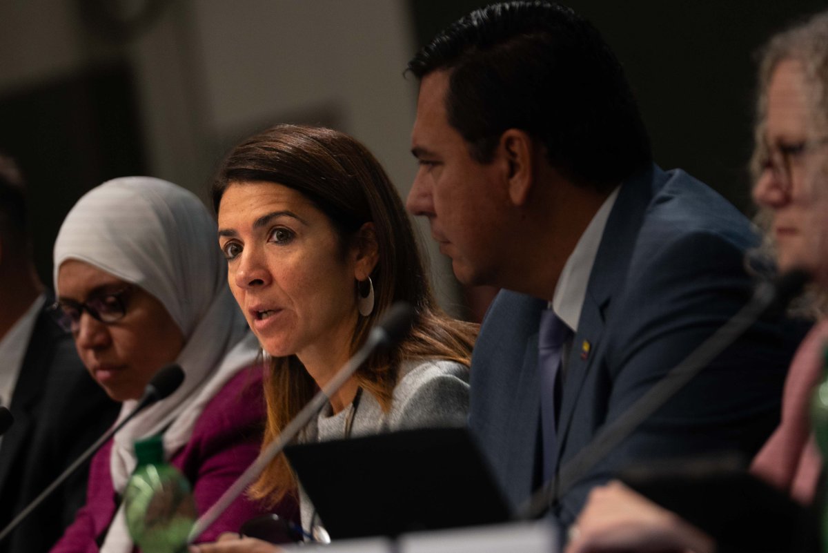 IGFMining's tweet photo. ⛏️ "In mining, trust often begins with exploration. Long before a mine is developed, the first conversations, requests for land access and commitments to communities can shape relationships for years to come." Jonathan Hamisi framed the discussion for our first plenary at #IGFAGM https://t.co/wXRv0GPtf5