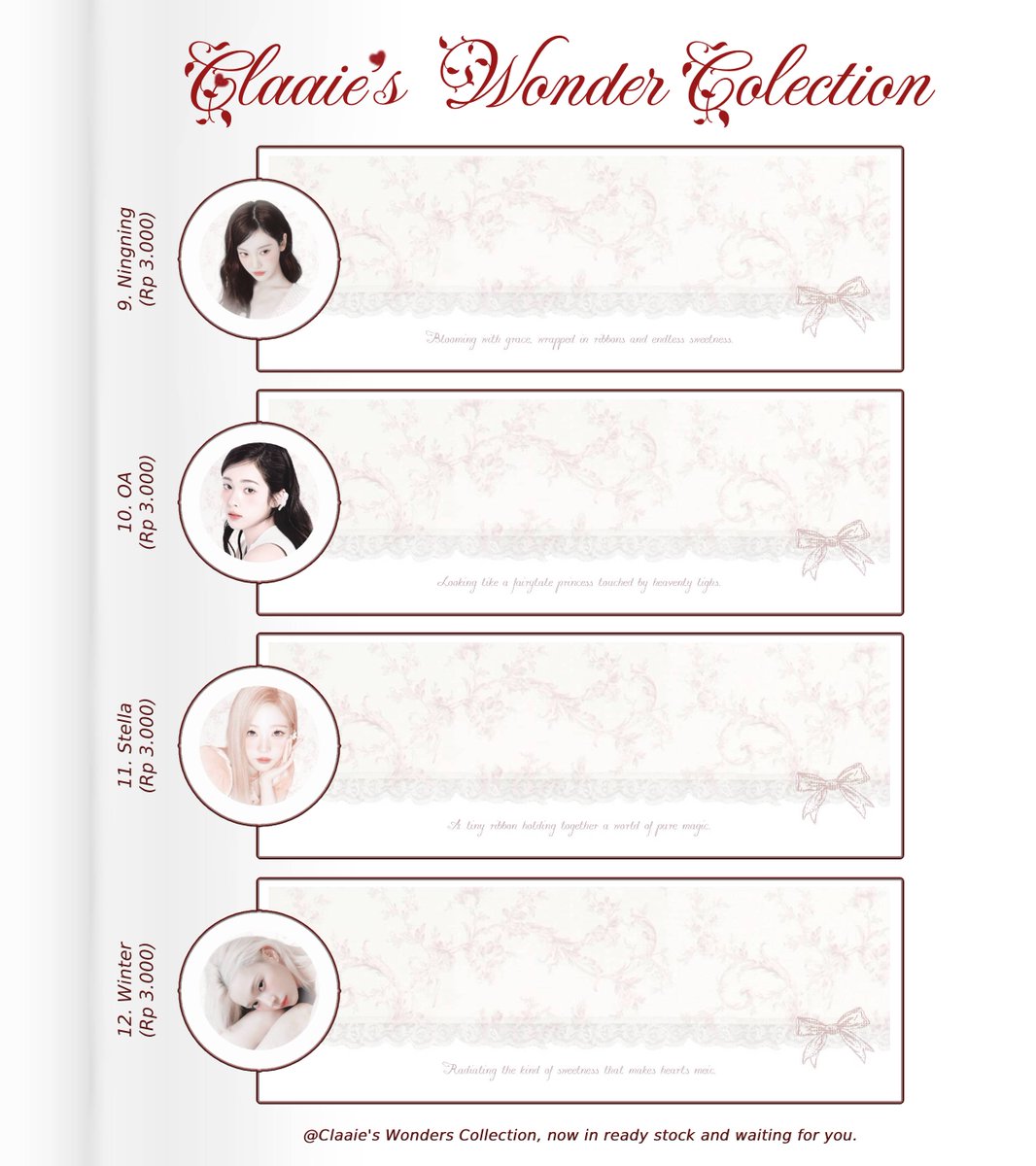 Claaie's tweet photo. ︎ ︎
help  repost,  please?  thank  you!  #bealanja

aku  punya  16  layout  ready  stock,  Rp3000  per  each.  yang  berminat  bisa  chat  ke  dm  atau  tele  ya! 
︎ ︎ ︎ https://t.co/VpKWrfkz4t