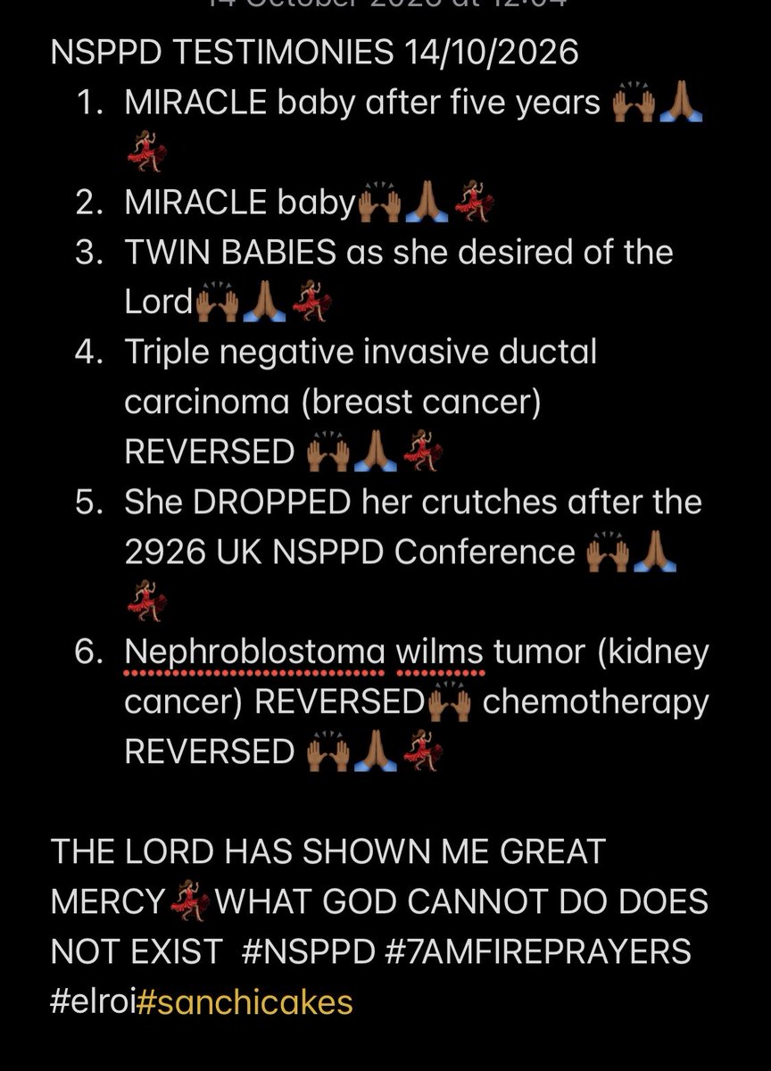 Sanchicakes's tweet photo. THE LORD HAS SHOWN ME GREAT MERCY💃🏽WHAT GOD CANNOT DO DOES NOT EXIST  #NSPPD #7AMFIREPRAYERS #elroi#sanchicakes https://t.co/mpTdkZuojS