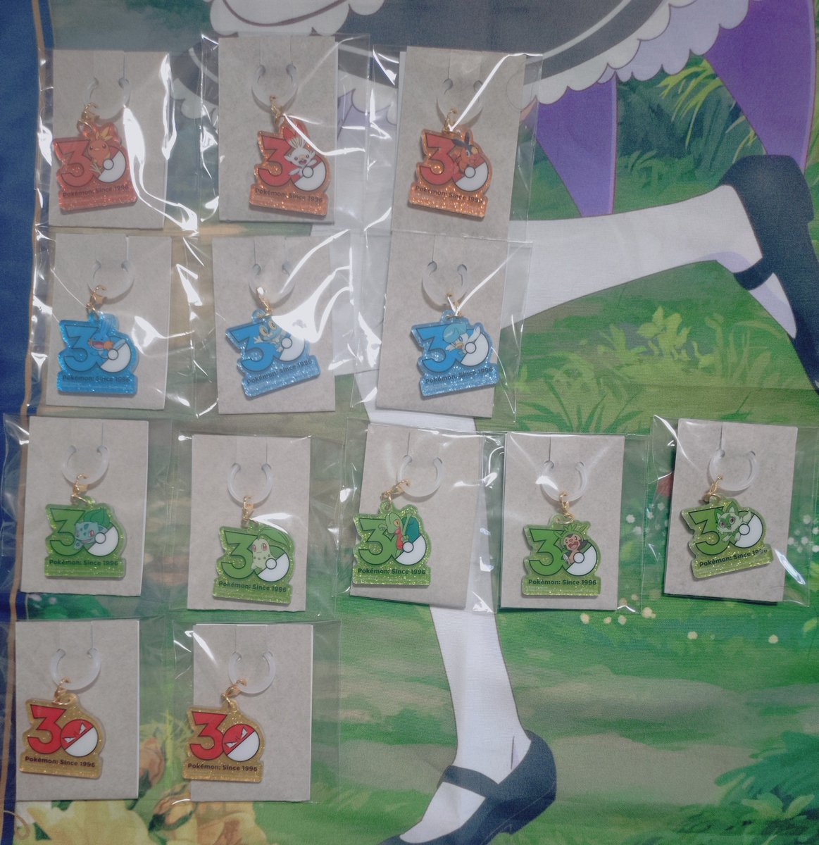 MsRxnzZlwrqX9lj's tweet photo. 【交換】 ポケモンPoké-Charm30周年ロゴマスコット

譲)アチャモ ヒバニー ポカブ ミズゴロウ ケロマツ クワッス フシギダネ チコリータ キモリ ハリマロン ニャオハ ビリリダマ

求)ヒノアラシ モクロー

郵送希望です。
難しいかと思いますが宜しくお願い致します。 https://t.co/2FzxEOob9v