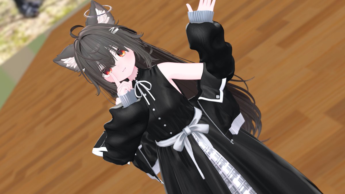 sui_VRC_'s tweet photo. #すいだんす　
緋咲ちゃん！ https://t.co/bgPHDG2UUM