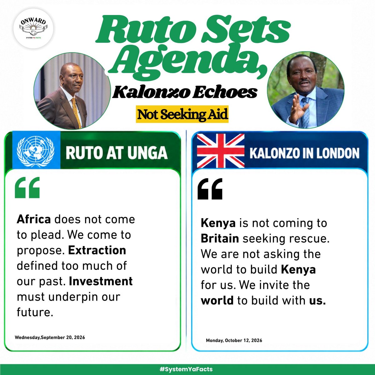 Shiruwamuriithi's tweet photo. How can kalonzo led when he keeps copying what President William Ruto says. 
#CopyCatKalonzo https://t.co/pJNNv7N7cy